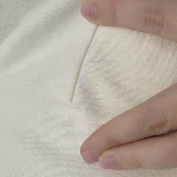 Lulu's Spoonful of Sass white fitted sleeveless ruffle trim bodycon mini dress - Picture 9 of 15